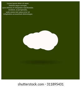 cloud. icon. vector design
