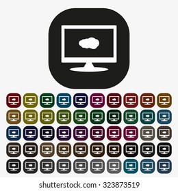 cloud. icon. vector design