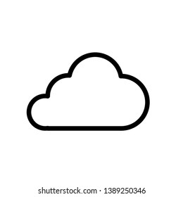 Cloud Icon Vector Design Template