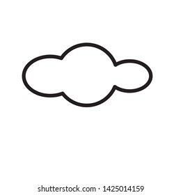 cloud icon vector design template