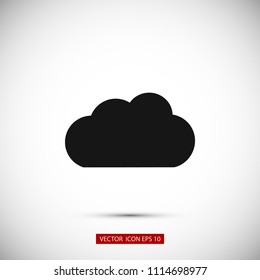 Cloud icon, Vector EPS 10 illustration style