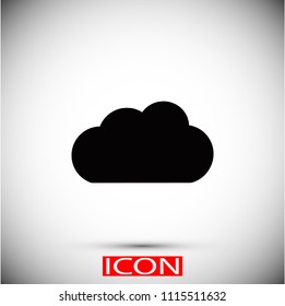 Cloud icon, Vector EPS 10 illustration style