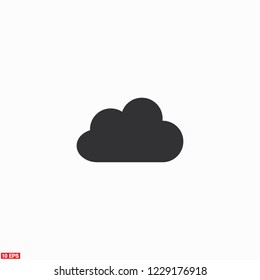cloud icon. Vector Eps 10