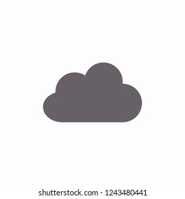 cloud icon. Vector Eps 10