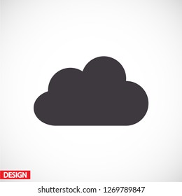 cloud icon. Vector Eps 10