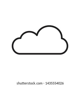 cloud icon vector. EPS 10