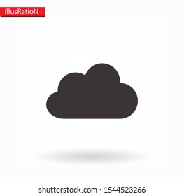 Cloud Icon. Vector Eps 10. Lorem Ipsum Flat Design м