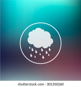 cloud icon Vector EPS 10 illustration.