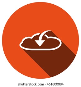 Cloud Icon, vector, icon flat