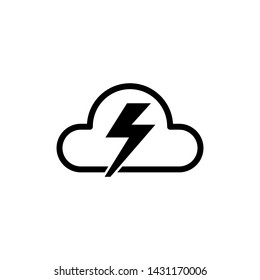 cloud icon vector flat design