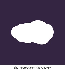 Cloud Icon Vector flat design style