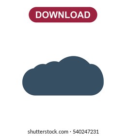 Cloud Icon Vector flat design style
