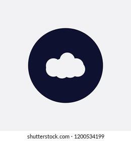 cloud icon, vector illustration