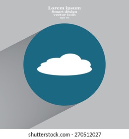 cloud icon, vector illustration