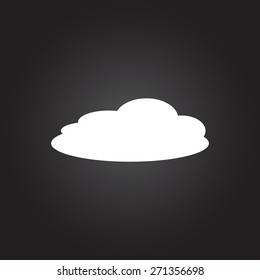 cloud icon, vector illustration