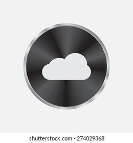 cloud icon, vector illustration