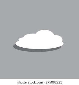 cloud icon, vector illustration