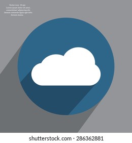 cloud icon, vector illustration