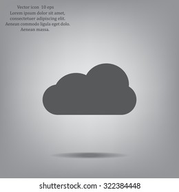 cloud icon, vector illustration