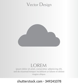 Cloud icon. Vector illustration