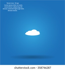 cloud icon, vector illustration