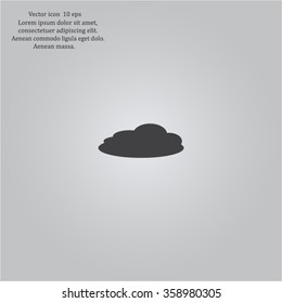 cloud icon, vector illustration