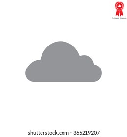 Cloud icon. Vector illustration