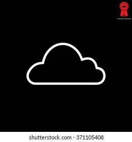 Cloud icon. Vector illustration