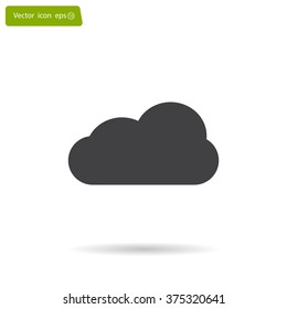 cloud icon, vector illustration