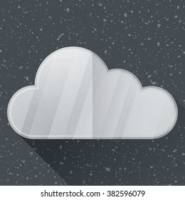 Cloud Icon. Vector Illustration