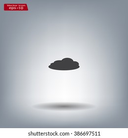 cloud icon, vector illustration