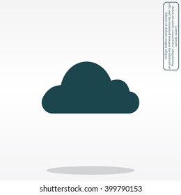 Cloud icon. Vector illustration