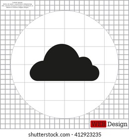 Cloud icon. Vector illustration