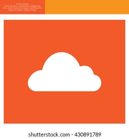 Cloud icon. Vector illustration