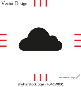 Cloud icon. Vector illustration