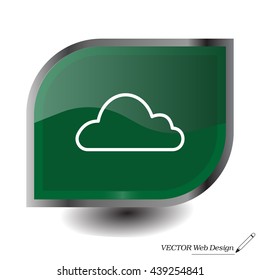 Cloud icon. Vector illustration