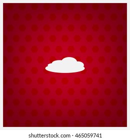 cloud icon, vector illustration