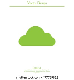 Cloud icon. Vector illustration