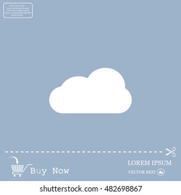 cloud icon, vector illustration