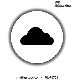 Cloud icon. Vector illustration
