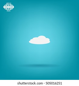 cloud icon, vector illustration