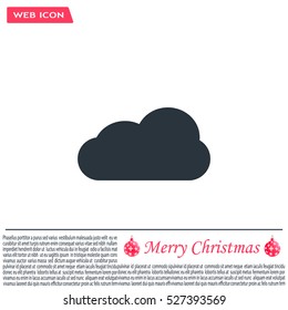 cloud icon, vector illustration