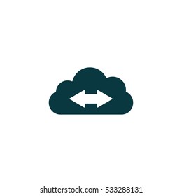 cloud icon, vector illustration