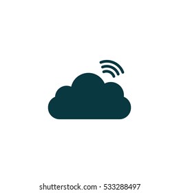 cloud icon, vector illustration