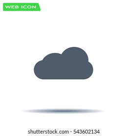 cloud icon, vector illustration