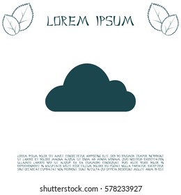 Cloud icon. Vector illustration