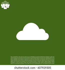 Cloud icon. Vector illustration