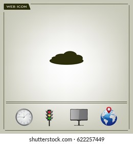 cloud icon, vector illustration