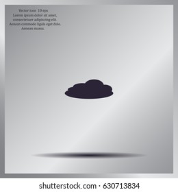 cloud icon, vector illustration