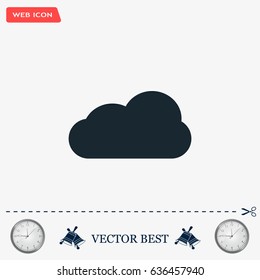 cloud icon, vector illustration